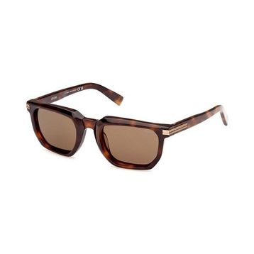 Ermenegildo Zegna 0240 52J Alaca Kahverengi Erkek Güneş Gözlüğü