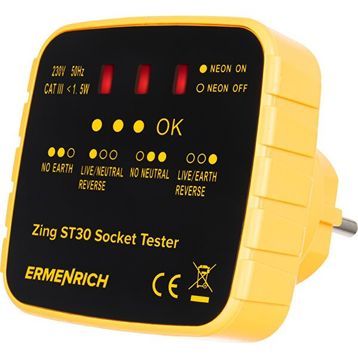 Ermenrich Zing ST30 Priz Test Cihazı