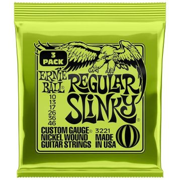 Ernie Ball 2221 Elektro Gitar Tel Seti