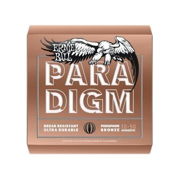 Ernie Ball P02080 10-50 Paradigm Ekstra Light Fosfor Bronz Akustik Gitar Tel Seti