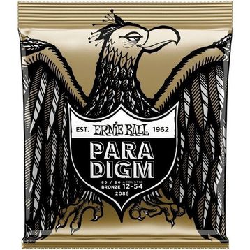 Ernie Ball P02086 12-54 Paradigm Medium Light 80/20 Bronz Akustik Gitar Tel Seti