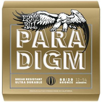 Ernie Ball P02086 12-54 Paradigm Medium Light 80/20 Bronz Akustik Gitar Tel Seti