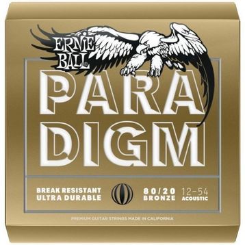 Ernie Ball P02086 12-54 Paradigm Medium Light 80/20 Bronz Akustik Gitar Tel Seti