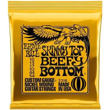 Ernie Ball P02216 10-54 Skinny Top Beefy Bottom Slinky Nickel Wound Elektro Gitar Teli