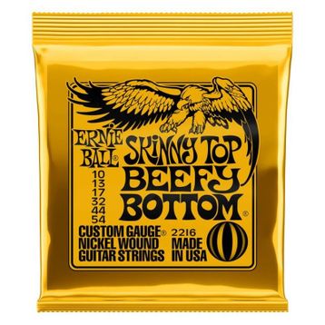 Ernie Ball P02216 10-54 Skinny Top Beefy Bottom Slinky Nickel Wound Elektro Gitar Teli