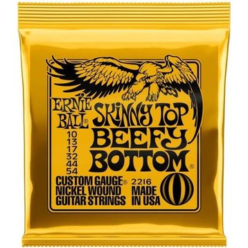 Ernie Ball P02216 10-54 Skinny Top Beefy Bottom Slinky Nickel Wound Elektro Gitar Teli