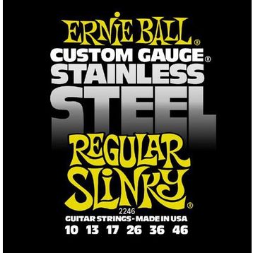 Ernie Ball P02246 Stainless Steel Regular Slinky Elektro Gitar Teli