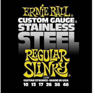 Ernie Ball P02246 Stainless Steel Regular Slinky Elektro Gitar Teli