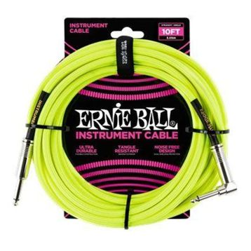 Ernie Ball P06080 10FT Enstrüman Kablosu