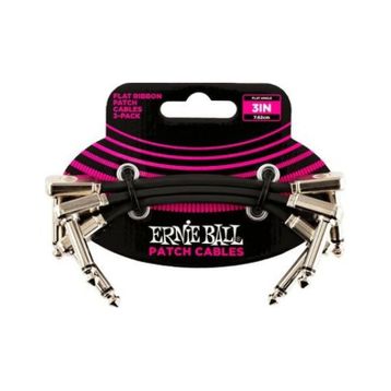 Ernie Ball P06220 3" 7.5 cm 3'lü Flat Ribbon Patch Kablosu
