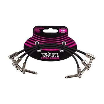 Ernie Ball P06221 6'' 15 cm 3'lü Flat Ribbon Patch Kablosu