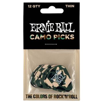 Ernie Ball P09221 12 Adet Camouflage Thin Pena