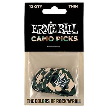 Ernie Ball P09221 12 Adet Camouflage Thin Pena