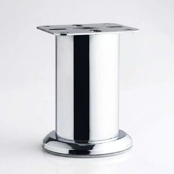 Eroğlu 12 cm Metal Krom Ayak Çap 51 mm Mobilya Ayağı