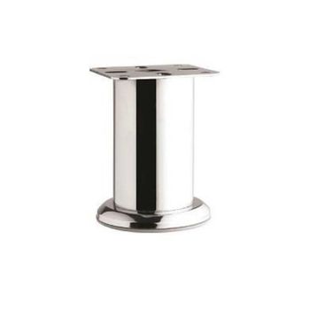 Eroğlu 12 cm Metal Krom Ayak Çap 51 mm Mobilya Ayağı