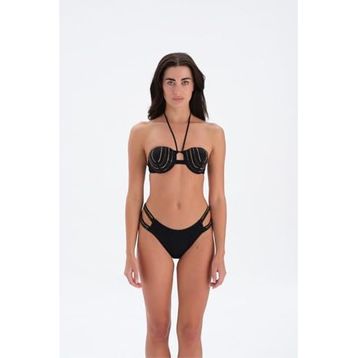 Eros 24SW85111EGB Kaplı Çıkarılabilir Askılı Siyah Bikini