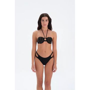 Eros 24SW85111EGB Kaplı Çıkarılabilir Askılı Siyah Bikini