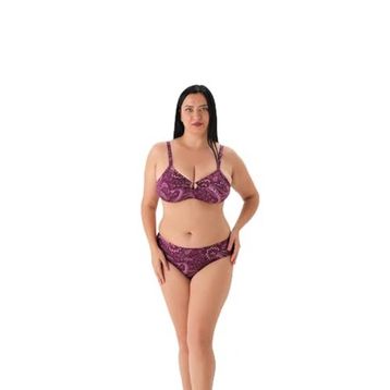 Eros 4093BK Toparlayıcı Mürdüm Bikini