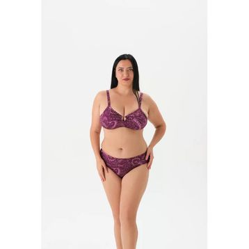 Eros 4093BK Toparlayıcı Mürdüm Bikini