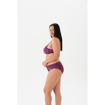 Eros 4093BK Toparlayıcı Mürdüm Bikini