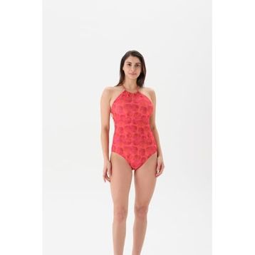 Eros 4181MY Halter Nar Çiçeği Yüzücü Mayosu