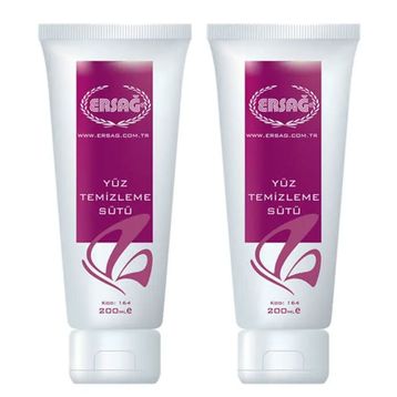 Ersağ 2x200 ml Yüz Temizleme Sütü