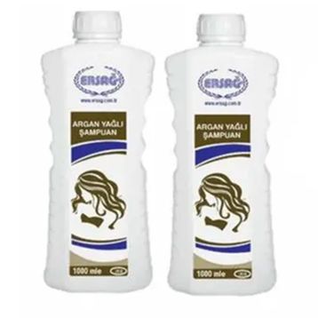 Ersağ Argan Yağlı 2x1000 ml Şampuan