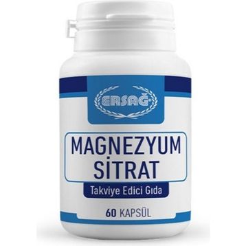 Ersağ Magnezyum Sitrat 60 Kapsül