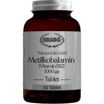 Ersağ Metilkobalamin Vitamin B12 30 Tablet