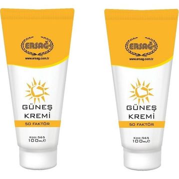 Ersağ SPF50 2x100 ML Güneş Kremi