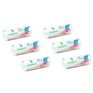Ersopack 40x50 cm 40'lı Evsel Mini Çöp Torbası (6 adet)