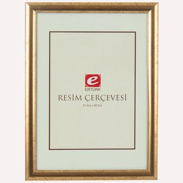 Ertürk 22'lik Altın 10x15 cm Hazır Çerçeve