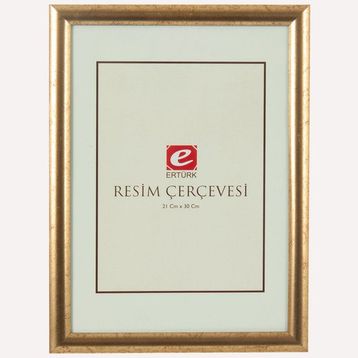 Ertürk 22'lik Altın 10x15 cm Hazır Çerçeve