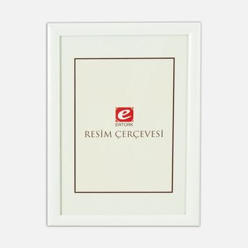 Ertürk 22'lik Beyaz 18x24 cm Hazır Çerçeve