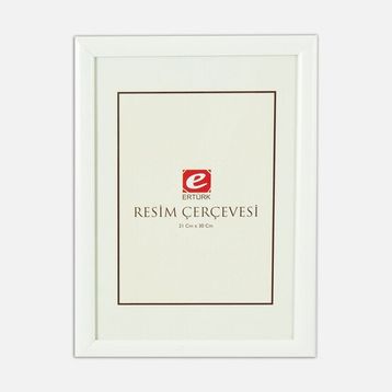 Ertürk 33'lük Beyaz 35x50 cm Hazır Çerçeve