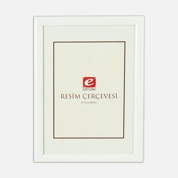 Ertürk 33'lük Beyaz 35x50 cm Hazır Çerçeve