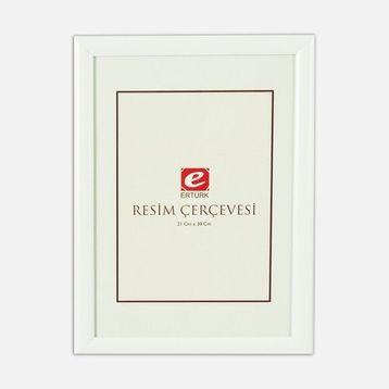 Ertürk 33'lük Beyaz 35x50 cm Hazır Çerçeve