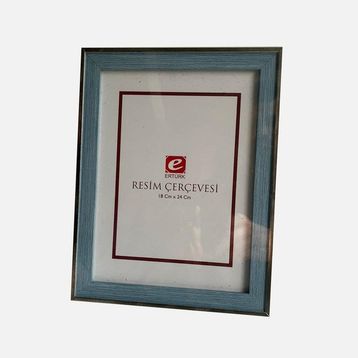 Ertürk Mavi Gri 18x24 cm Masaüstü Çerçeve