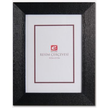 Ertürk Siyah Ağaç Kabuğu 15x21 cm Resim Çerçevesi