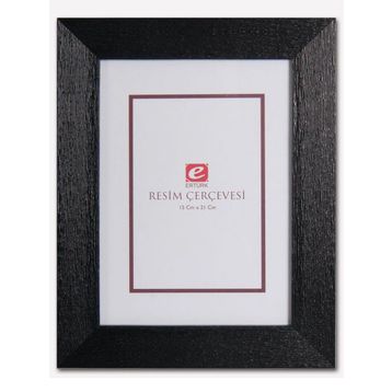 Ertürk Siyah Ağaç Kabuğu 15x21 cm Resim Çerçevesi