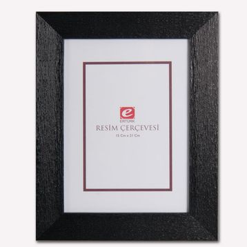 Ertürk Siyah Ağaç Kabuğu 15x21 cm Resim Çerçevesi