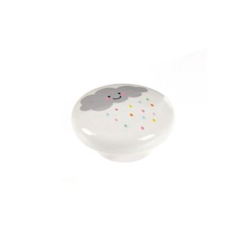 Esal Ufo Bulut Düğme Beyaz Kulp