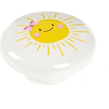 Esal Ufo Güneş Düğme Beyaz Kulp