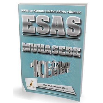 Esas Muhasebe 10 Çözümlü Deneme-KPSS ve Kurum Sınavların Yönelik - Kolektif