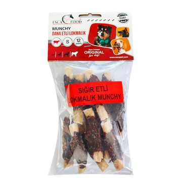 Esca Food Munchy 6x12 gr Sığır Etli Lokmalık Köpek Ödül Kemiği