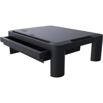 Escrito ESEM540 Lome Premium Yükseklik Ayarlanabilir Çekmeceli ve Wifi Şarj Üniteli Monitör Yükseltici