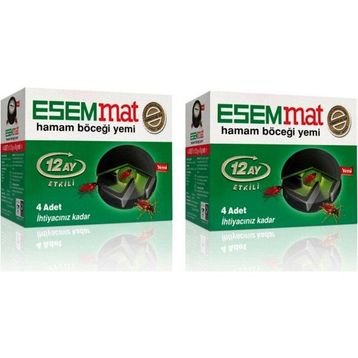 Esemmat 2'li 4'lü 12 Ay Etkili Hamam Böceği Yemi
