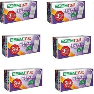 Esemmat 3 Askı 3 Çekmece 12 Adet Güve Stop