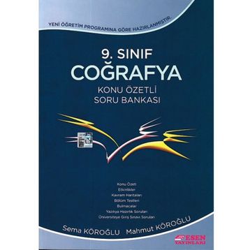 Esen 9. Sınıf Coğrafya Soru Bankası