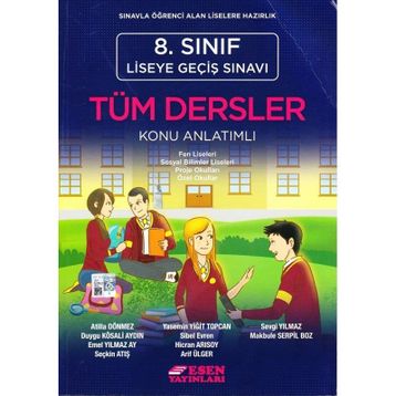 Esen Yayınları 8. Sınıf LGS Tüm Dersler Konu Anlatımlı